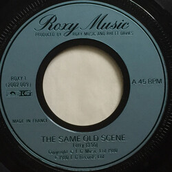 Roxy Music The Same Old Scene USED VINYL 7INCH 45 RPM SINGLE