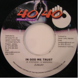 Zumjay In God We Trust USED VINYL 7INCH 45 RPM