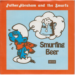 Vader Abraham / The Smurfs (2) Smurfing Beer VINYL 7" USED