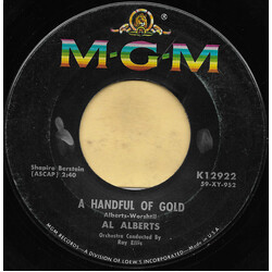 Al Alberts A Handful Of Gold / Blue Bird Of Happness USED VINYL 7INCH 45 RPM