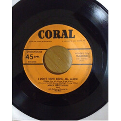 The Ames Brothers I Don't Mind Being All Alone (When I'm All Alone With You) USED VINYL 7INCH 45 RPM