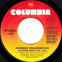Andreas Vollenweider Dancing With The Lion USED VINYL 7INCH 45 RPM SINGLE STYRENE STEREO
