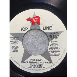 Andy Gibb (Our Love) Don't Throw It All Away USED VINYL 7INCH SINGLE REISSUE