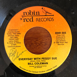 Bill Coleman (21) / Billy Rockit / The Rockabilly Bebop Boogie Band Everyday With Peggy Sue / Dancing Fool! USED VINYL 7INCH SINGLE