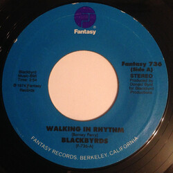 The Blackbyrds Walking In Rhythm USED VINYL 7INCH 45 RPM REISSUE STYRENE