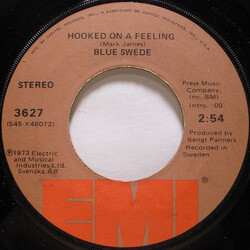 Blue Swede Hooked On A Feeling USED VINYL 7INCH 45 RPM SINGLE STEREO