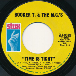 Booker T & The MG's Time Is Tight / Johnny, I Love You USED VINYL 7INCH 45 RPM SINGLE STYRENE MONO