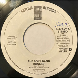 The Boys Band Runner USED VINYL 7INCH 45 RPM SINGLE PROMO STEREO MONO