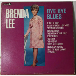 Brenda Lee Bye Bye Blues Vinyl LP USED