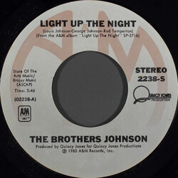 Brothers Johnson Light Up The Night USED VINYL 7INCH SINGLE 45 RPM