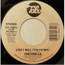 Cherrelle Like I Will (Tokyo Mix) USED VINYL 7INCH 45 RPM SINGLE STEREO