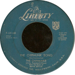 The Chipmunks The Chipmunk Song / Almost Good USED VINYL 7INCH 45 RPM SINGLE