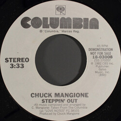 Chuck Mangione Steppin' Out USED VINYL 7INCH 45 RPM PROMO STYRENE