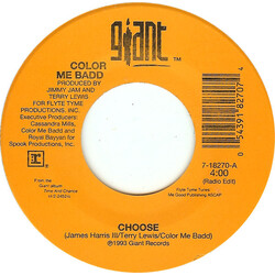 Color Me Badd Choose USED VINYL 7INCH 45 RPM SINGLE