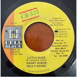 Daddy Screw / Delly Ranks / Sly Dunbar / Paul Henton Little More USED VINYL 7INCH 45 RPM