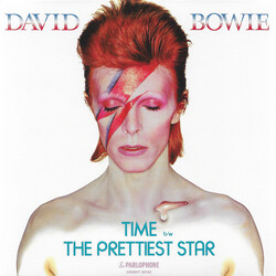 David Bowie Time b/w The Prettiest Star USED VINYL 7INCH 45 RPM SINGLE LIMITED EDITION REISSUE STEREO