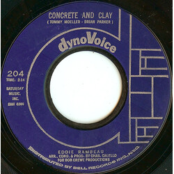 Eddie Rambeau Concrete And Clay USED VINYL 7INCH 45 RPM SINGLE STYRENE