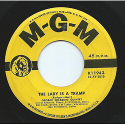 The George Shearing Quintet The Lady Is A Tramp / Cool Mambo USED VINYL 7INCH 45 RPM