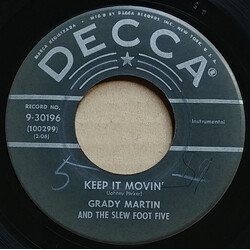 Grady Martin / The Slew Foot Five Keep It Movin' / Somebody Stole My Gal USED VINYL 7INCH 45 RPM SINGLE