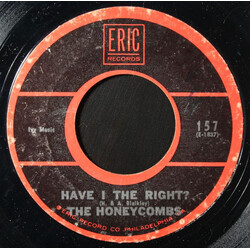 The Honeycombs Have I The Right? / I Can't Stop Now USED VINYL 7INCH 45 RPM SINGLE STYRENE