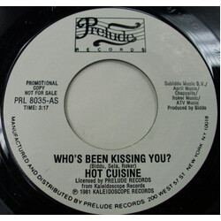 Hot Cuisine Who's Been Kissing You? USED VINYL 7INCH 45 RPM PROMO STYRENE