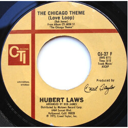 Hubert Laws The Chicago Theme / I Had A Dream USED VINYL 7INCH 45 RPM STYRENE