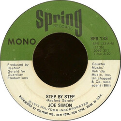 Joe Simon Step By Step USED VINYL 7INCH 45 RPM MONO