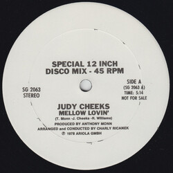 Judy Cheeks Mellow Lovin' USED VINYL 12INCH 45 RPM PROMO
