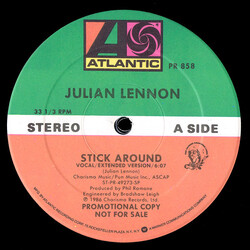 Julian Lennon Stick Around VINYL 12" USED