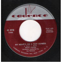 Julius La Rosa My Heart's On A Fast Express/In My Own Quiet Way USED VINYL 45 RPM 7INCH