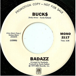 Randy Badazz Buck$ USED VINYL 7INCH 45 RPM PROMO MONO STEREO