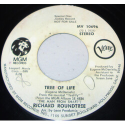 Richard Roundtree Tree Of Life USED VINYL 7INCH 45 RPM SINGLE PROMO STEREO MONO