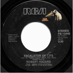 Robert Hazard Escalator Of Life USED VINYL 7INCH 45 RPM