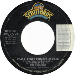 Roxanne (8) Play That Funky Music USED VINYL 7INCH 45 RPM SINGLE STYRENE