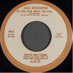 Rufus & Chaka Khan / Rufus Do You Love What You Feel / Dancin' Mood USED VINYL 7INCH 45 RPM STEREO