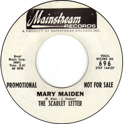 The Scarlet Letter (3) Mary Maiden USED VINYL 7INCH 45 RPM SINGLE PROMO