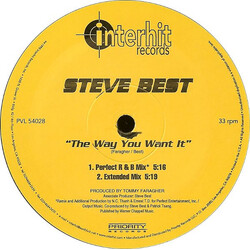 Steve Best The Way You Want It USED VINYL 12INCH