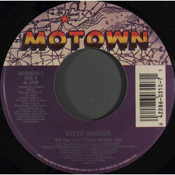 Stevie Wonder For Your Love Vinyl USED