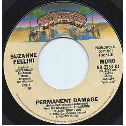 Suzanne Fellini Permanent Damage USED VINYL 7INCH 45 RPM SINGLE PROMO STYRENE STEREO MONO