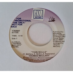 Thomas McClary Thin Walls USED VINYL 7INCH SINGLE PROMO