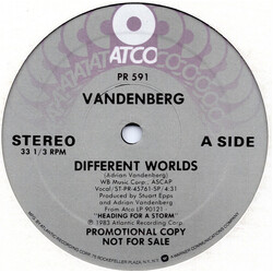 Vandenberg Different Worlds USED VINYL 12INCH 33 S RPM SINGLE PROMO
