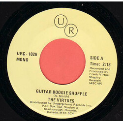 The Virtues / The String-A-Longs Guitar Boogie Shuffle / Wheels USED VINYL 7INCH 45 RPM SINGLE MONO REISSUE