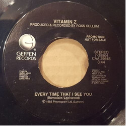 Vitamin Z Every Time That I See You USED VINYL 7INCH 45 RPM PROMO
