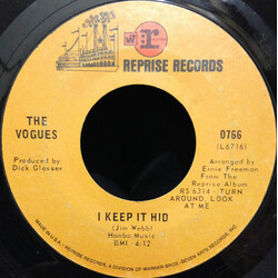 The Vogues My Special Angel / I Keep It Hid USED VINYL 7INCH SINGLE