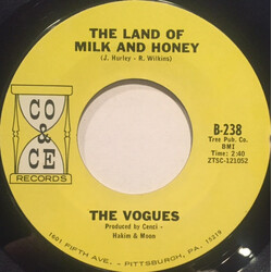 The Vogues The Land Of Milk And Honey USED VINYL 7INCH 45 RPM SINGLE