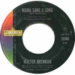 Walter Brennan Mama Sang A Song USED VINYL 7INCH 45 RPM SINGLE