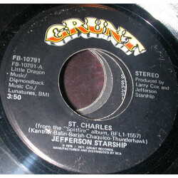 Jefferson Starship St. Charles / Love Lovely Love USED VINYL 7INCH 45 RPM SINGLE