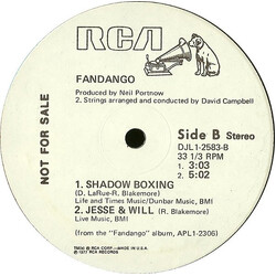 Fandango (6) Headliner USED VINYL 12INCH 33 S RPM PROMO