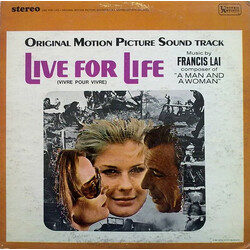 Francis Lai Live For Life = Vivre Pour Vivre (Original Motion Picture Soundtrack) Vinyl LP USED