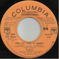 The O'Jays For The Love Of Money / People Keep Tellin' Me USED VINYL 7INCH 45 RPM SINGLE